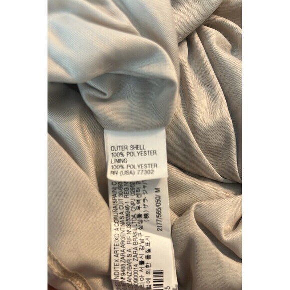 ZARA TRAFALUC Women M Slip On Lightweight Knit Dress STRETCH MULTICOLOR NWT #39 - Picture 7 of 7